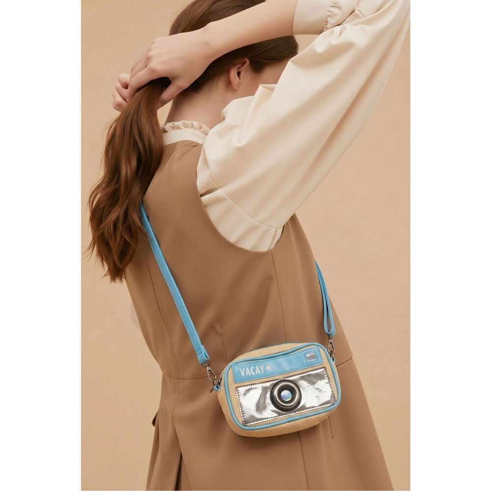 Vacay camera look mini Crossbody